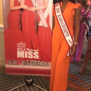 NY&Co Orange Jumpsuit